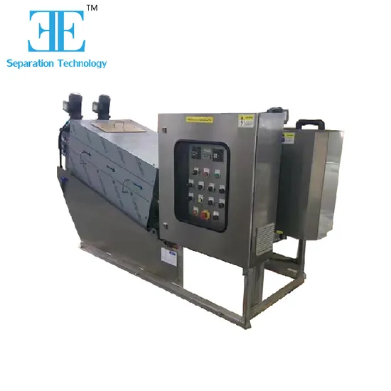 High Capacity Screw Press and Wave Separator Wastewater Treatment Plant